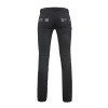 Women Goth Long Pants With Zippers Black Punk Rock Decorated Pants